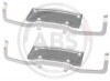 A.B.S. 1706Q - Zubehörsatz, Scheibenbremsbelag