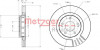 METZGER 6110375 - Bremsscheibe
