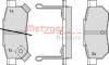 METZGER 1170251 - Bremsbelagsatz, Scheibenbremse