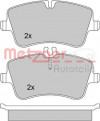METZGER 1170024 - Bremsbelagsatz, Scheibenbremse