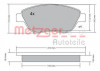 METZGER 1170048 - Bremsbelagsatz, Scheibenbremse