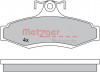 METZGER 1170581 - Bremsbelagsatz, Scheibenbremse