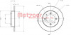 METZGER 6110186 - Bremsscheibe