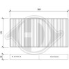 DIEDERICHS DCI0128 - Filter, Innenraumluft
