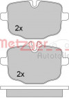 METZGER 1170565 - Bremsbelagsatz, Scheibenbremse