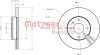 METZGER 6110066 - Bremsscheibe