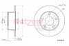 METZGER 6110017 - Bremsscheibe