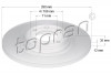 TOPRAN 723434 - Bremsscheibe
