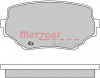 METZGER 1170415 - Bremsbelagsatz, Scheibenbremse