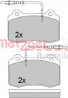 METZGER 1170399 - Bremsbelagsatz, Scheibenbremse