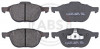 A.B.S. 37422 - Bremsbelagsatz, Scheibenbremse