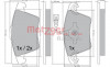METZGER 1170422 - Bremsbelagsatz, Scheibenbremse