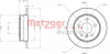METZGER 6110041 - Bremsscheibe