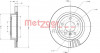 METZGER 6110673 - Bremsscheibe