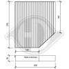 DIEDERICHS DCI1163 - Filter, Innenraumluft