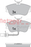 METZGER 1170376 - Bremsbelagsatz, Scheibenbremse