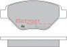 METZGER 1170652 - Bremsbelagsatz, Scheibenbremse