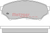 METZGER 1170520 - Bremsbelagsatz, Scheibenbremse