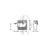 DIEDERICHS DCV1146 - Verdampfer, Klimaanlage