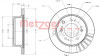 METZGER 6110582 - Bremsscheibe
