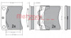 METZGER 1170490 - Bremsbelagsatz, Scheibenbremse