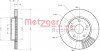 METZGER 6110539 - Bremsscheibe