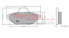METZGER 1170044 - Bremsbelagsatz, Scheibenbremse