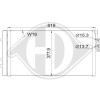 DIEDERICHS DCC1580 - Kondensator, Klimaanlage