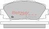 METZGER 1170618 - Bremsbelagsatz, Scheibenbremse
