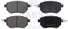 A.B.S. 37504 - Bremsbelagsatz, Scheibenbremse