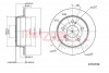 METZGER 6110150 - Bremsscheibe