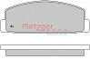 METZGER 1170088 - Bremsbelagsatz, Scheibenbremse