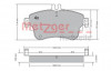 METZGER 1170149 - Bremsbelagsatz, Scheibenbremse