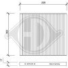 DIEDERICHS DCI0134 - Filter, Innenraumluft