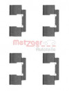 METZGER 109-1732 - Zubehörsatz, Scheibenbremsbelag