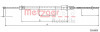 METZGER 10.6203 - Seilzug, Feststellbremse