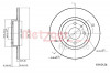 METZGER 6110124 - Bremsscheibe