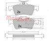 METZGER 1170503 - Bremsbelagsatz, Scheibenbremse