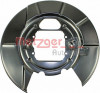 METZGER 6115045 - Spritzblech, Bremsscheibe