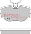 METZGER 1170605 - Bremsbelagsatz, Scheibenbremse
