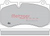 METZGER 1170383 - Bremsbelagsatz, Scheibenbremse