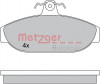 METZGER 1170315 - Bremsbelagsatz, Scheibenbremse