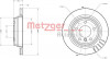 METZGER 6110118 - Bremsscheibe