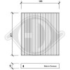 DIEDERICHS DCI1084 - Filter, Innenraumluft