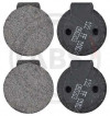 A.B.S. 36115 - Bremsbelagsatz, Scheibenfeststellbremse