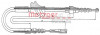 METZGER 10.7542 - Seilzug, Feststellbremse