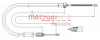 METZGER 11.6676 - Seilzug, Feststellbremse