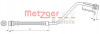 METZGER 4110825 - Bremsschlauch
