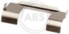 A.B.S. 1646Q - Zubehörsatz, Scheibenbremsbelag