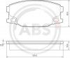 A.B.S. 37657 - Bremsbelagsatz, Scheibenbremse